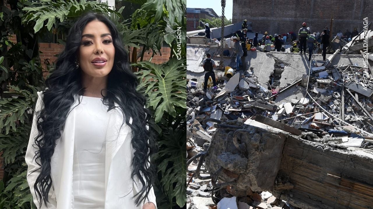 marcela reyes responde criticas tras terremoto
