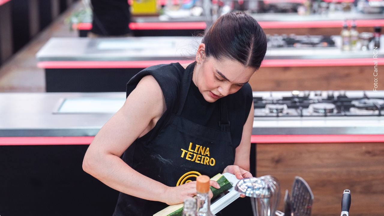 Lina Tejeiro es la eliminada de MasterChef Celebrity Colombia