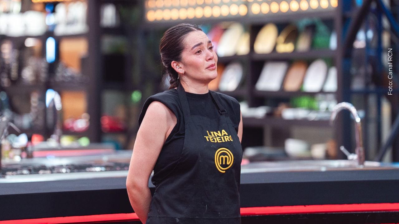 Así se despidió Lina Tejeiro de sus compañeros tras ser eliminada de MasterChef Celebrity