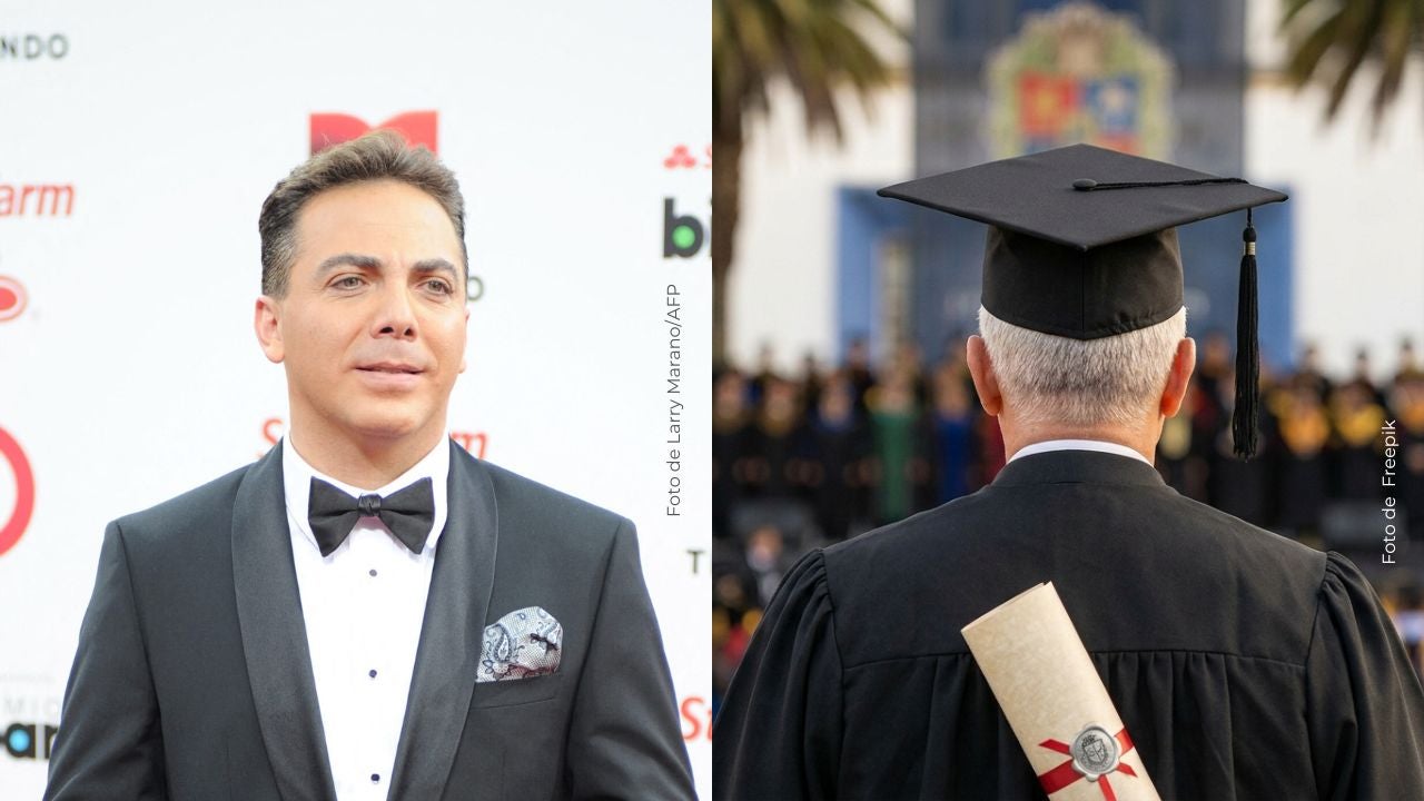 Cristian Castro terminó el colegio a los 51 años.