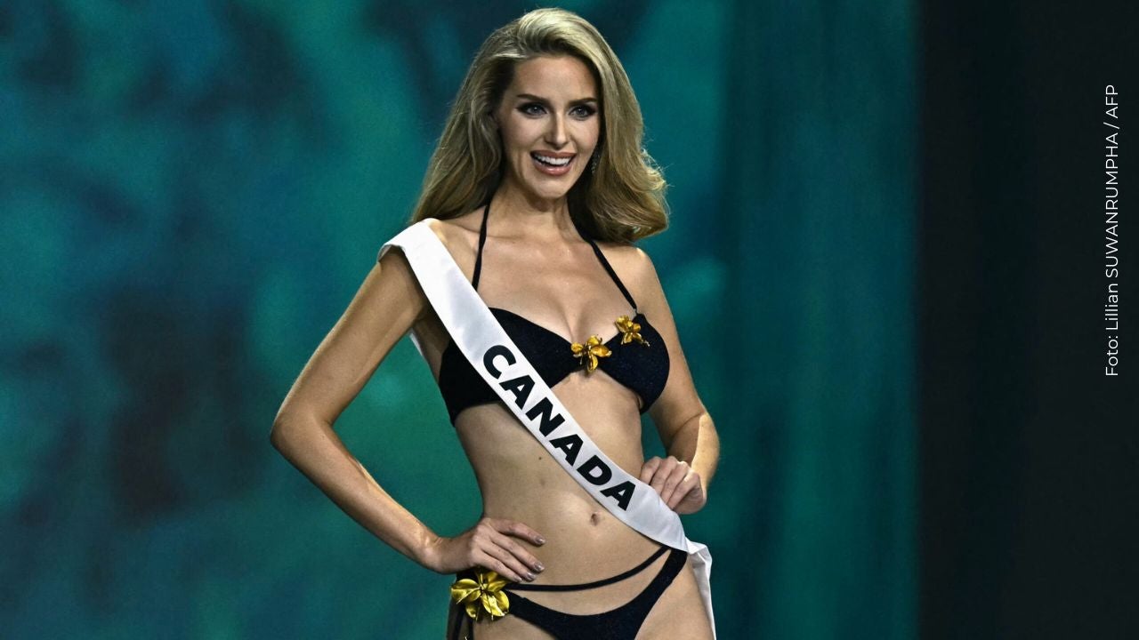 Miss Canadá Jaime Vandenberg entregó su corona con su bebé en brazos