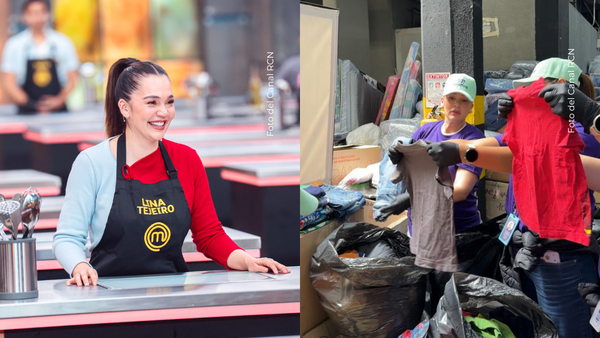 Lina Tejeiro sorprende al estar en embarazo y ayudando en voluntariado a los afectados por el sismo Lina Tejeiro sorprende al estar en embarazo y ayudando en voluntariado a los afectados por el sismo
