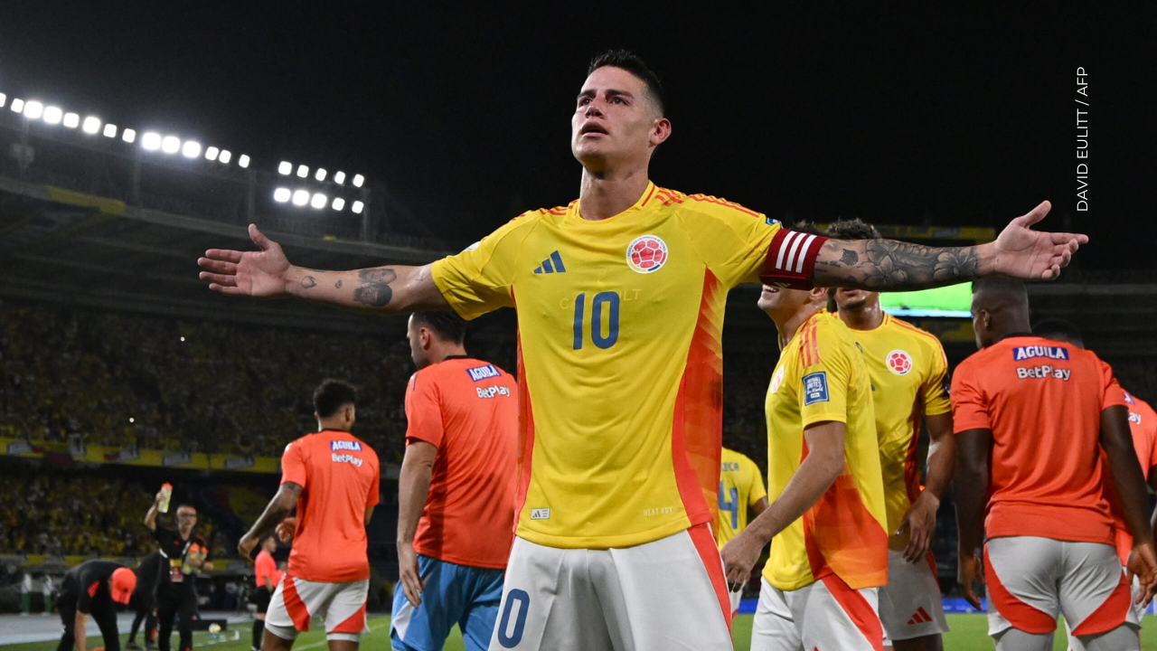 ¿Por qué James Rodríguez no jugó el partido ‘Levantemos a Colombia’?