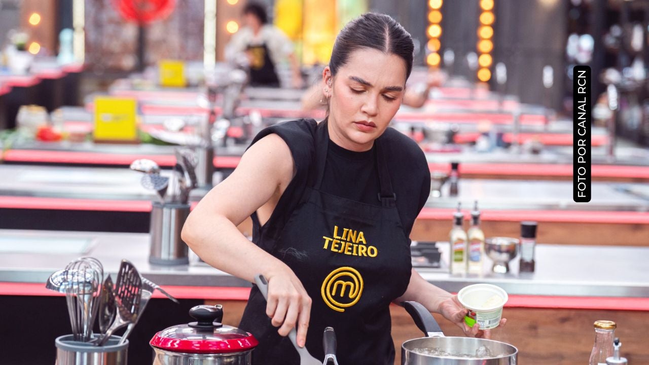 Lina Tejeiro que se enteró que estaba embarazada en MasterChef Celebrity