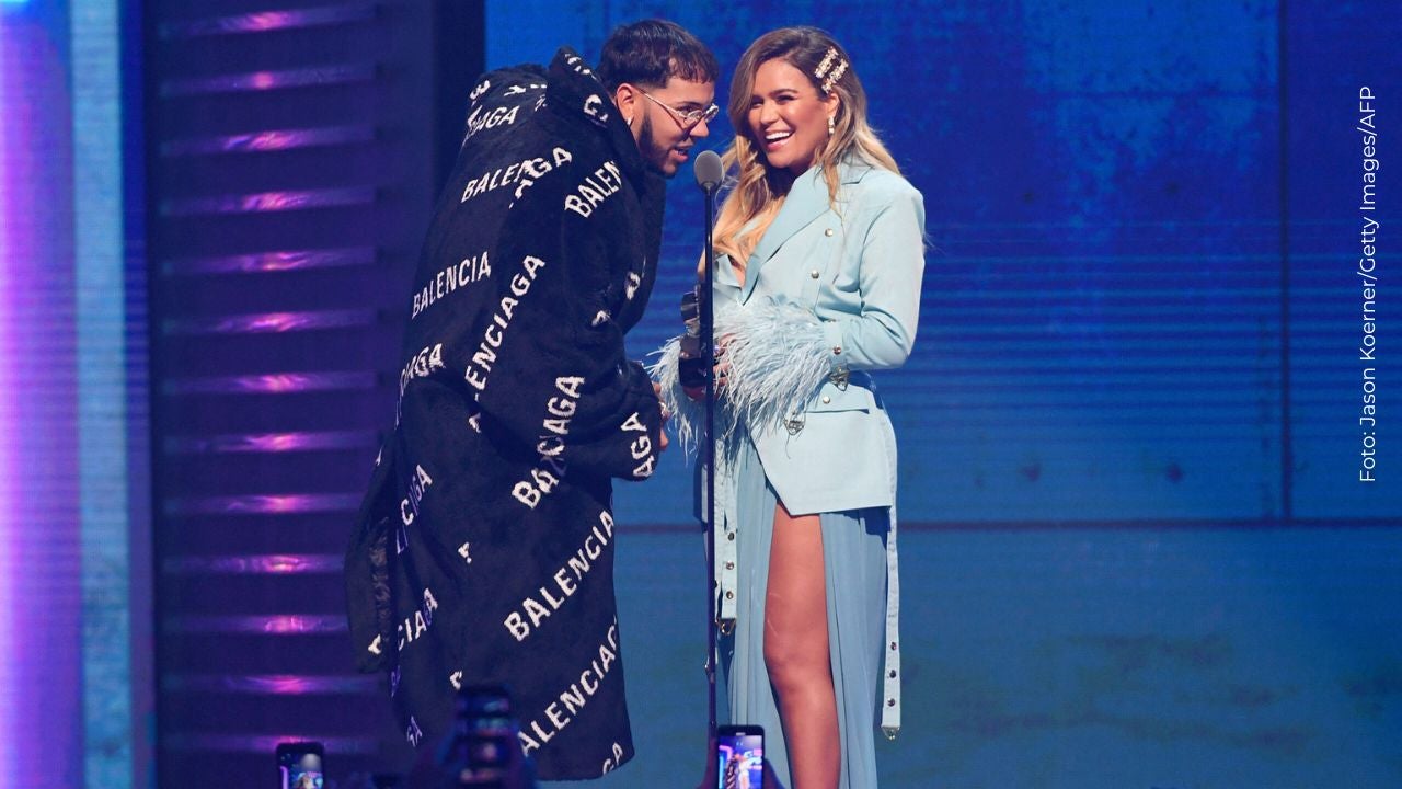 Así compartia Anuel AA con la familia de Karol G