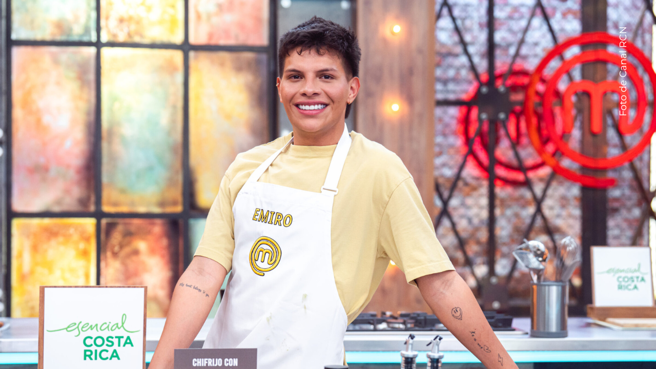 Emiro Navarro en MasterChef Celebrity.