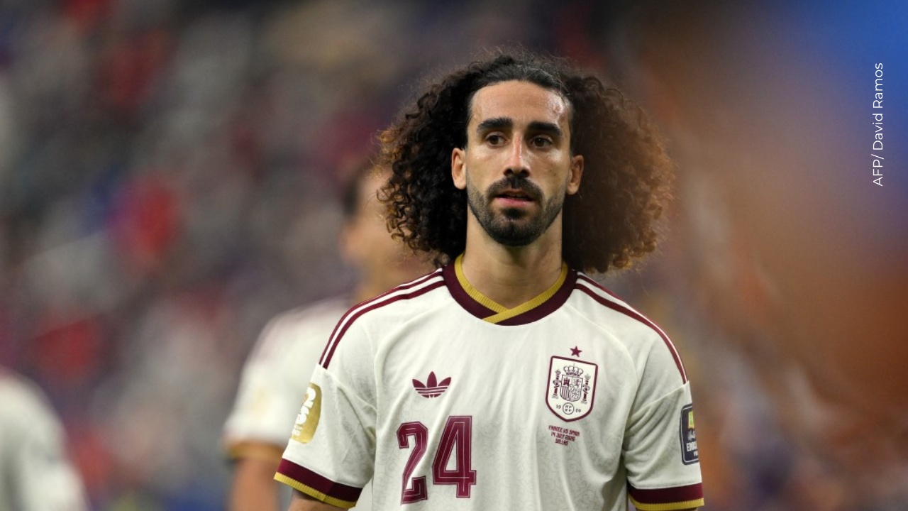 Cucurella se despidió de su icónico cabello: así se ve ahora