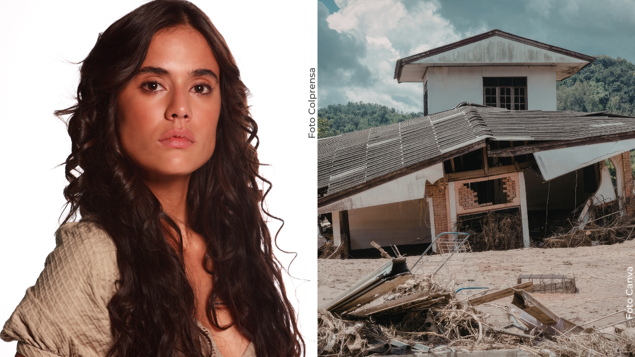 Así quedó la casa de Carolina Ramírez tras el terremoto en Colombia