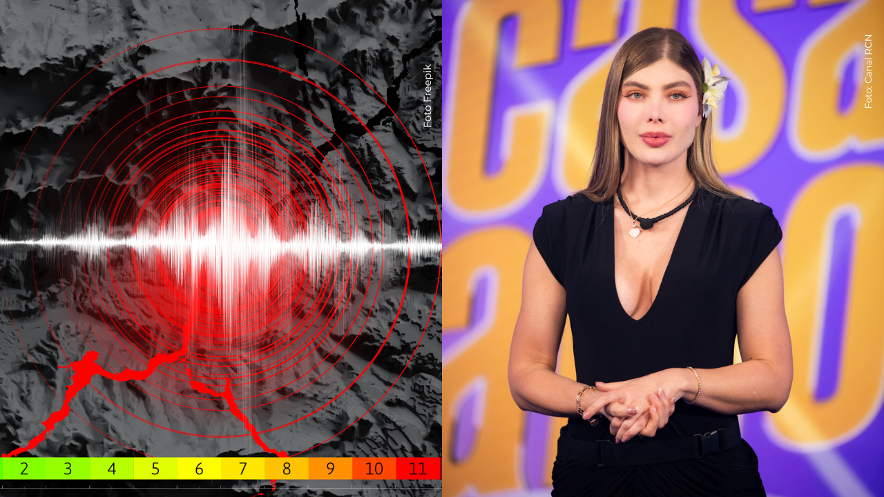 Sofía Jaramillo compartió video de cómo vivió el temblor en la ciudad de Bogotá: ¿se asustó?