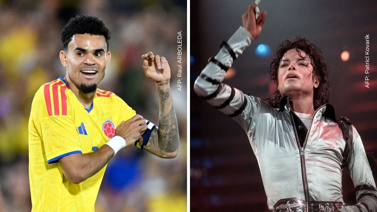 Luis Díaz bailando como Michael Jackson