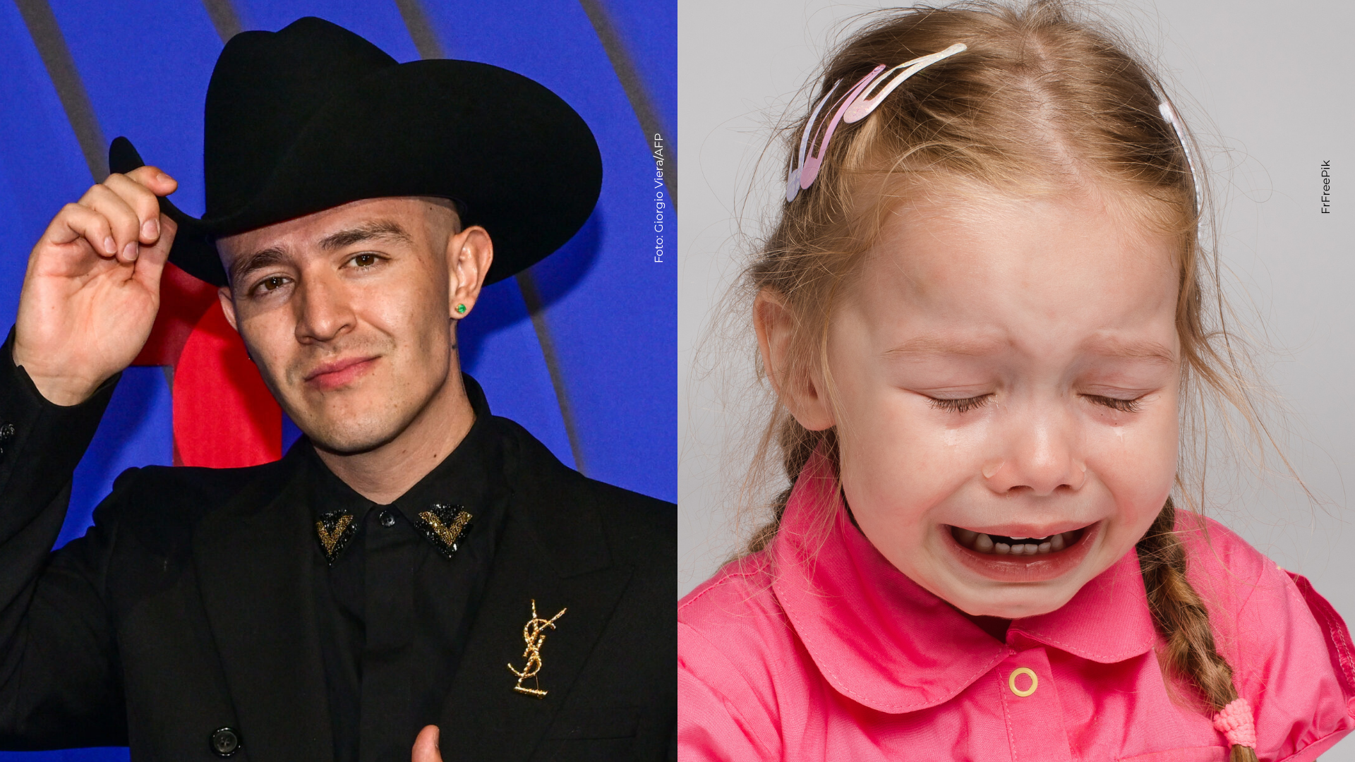 Niña llora desconsolada al conocer al cantante Luis Alfonso