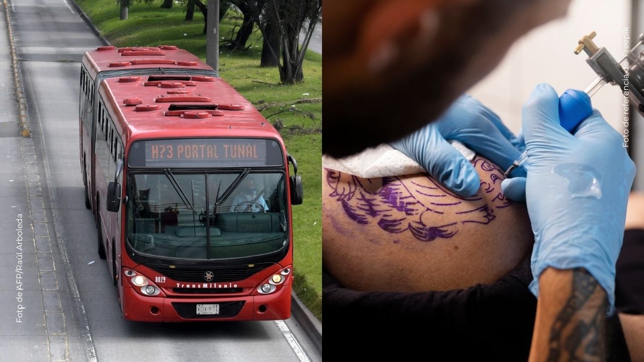 Su “esposo” es un TransMilenio y ahora decidió llevarlo para siempre en la piel