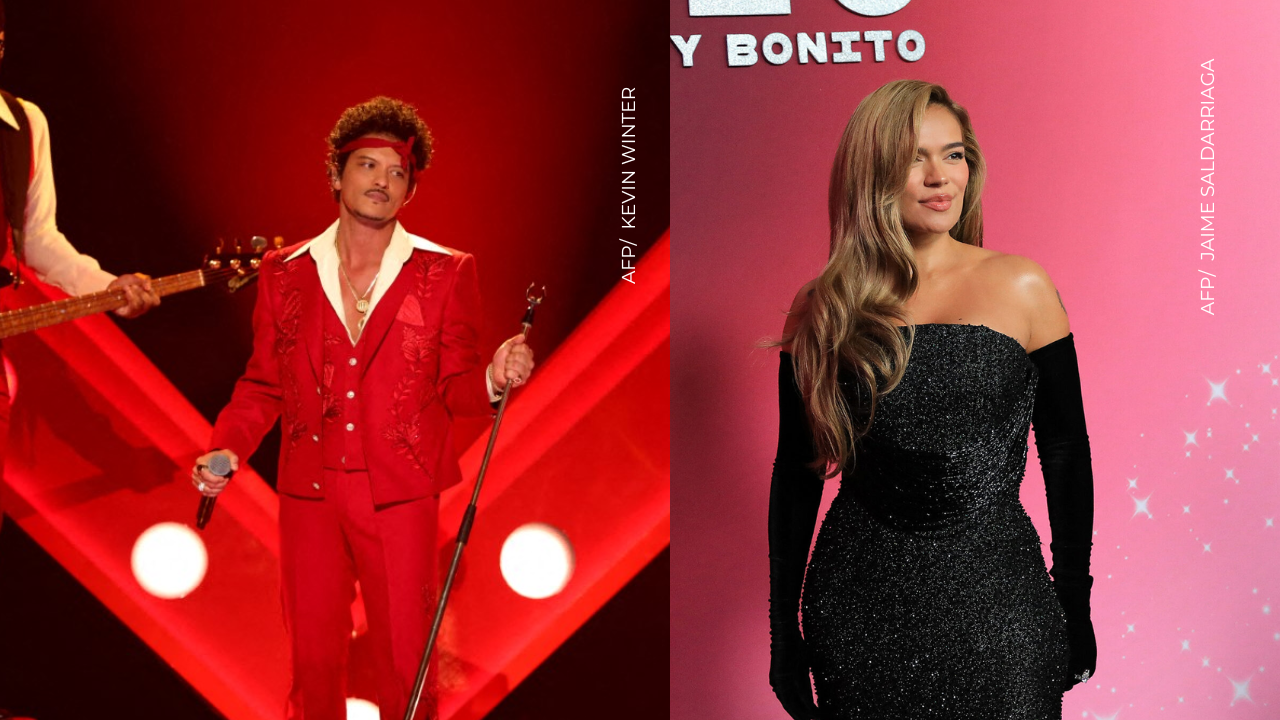 Bruno Mars hizo inesperada aparición en video romántico de Karol G