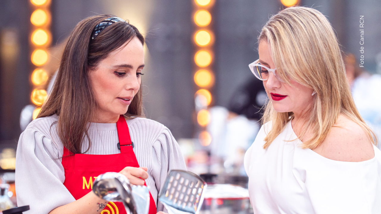 Milena López y Belén Alonso en MasterChef Celebrity.