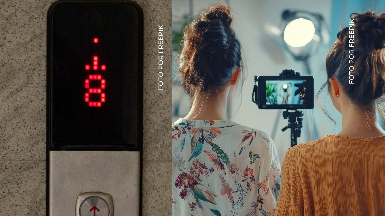 Las influencers se quedaron encerradas por una hora en el ascensor