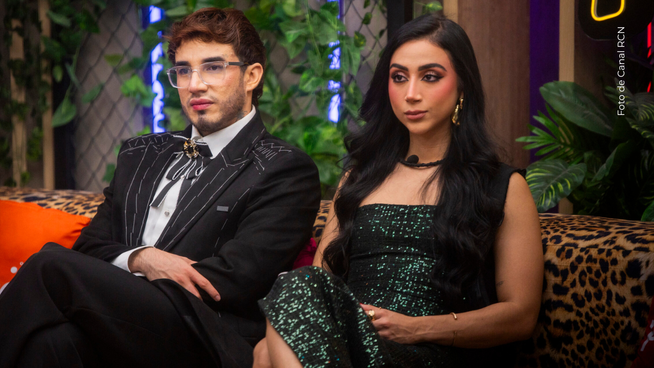 Valentino Lázaro y Beba en La casa de los famosos Colombia.
