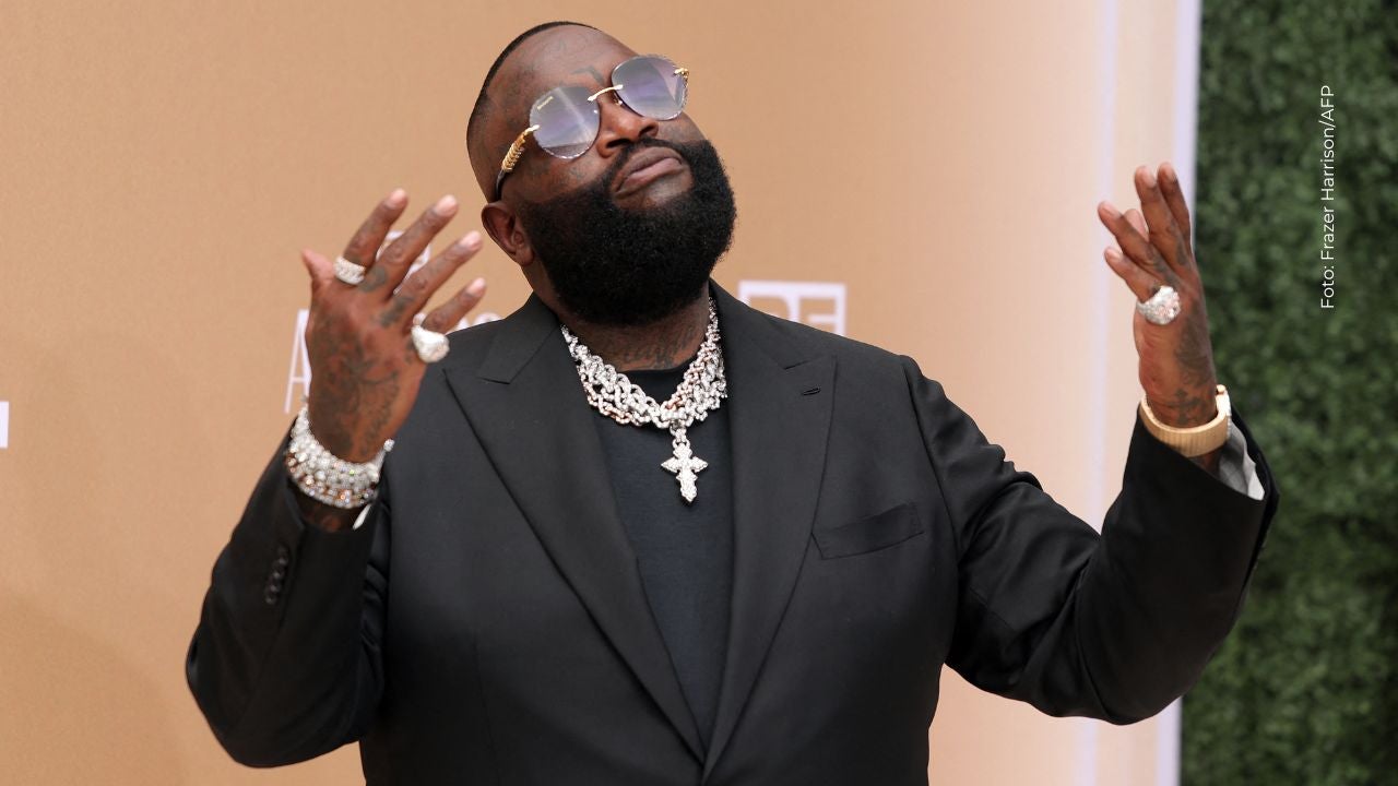 Rick Ross causó revuelo en redes sociales.