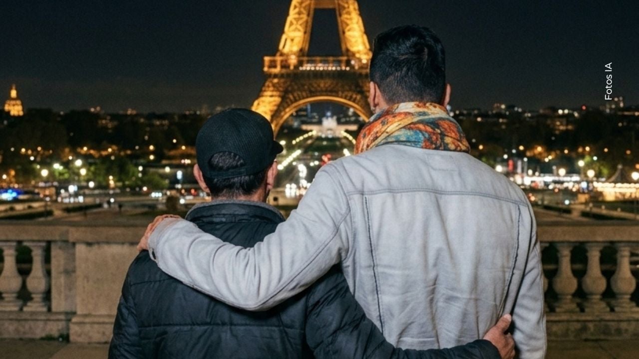 Yeison Jiménez llevó a su papá a París