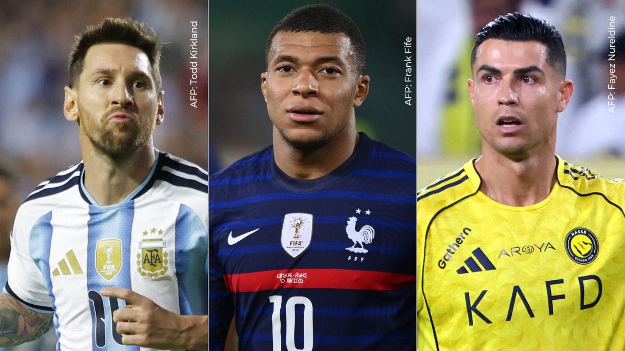 Mbappé sobre Messi y Cristiano