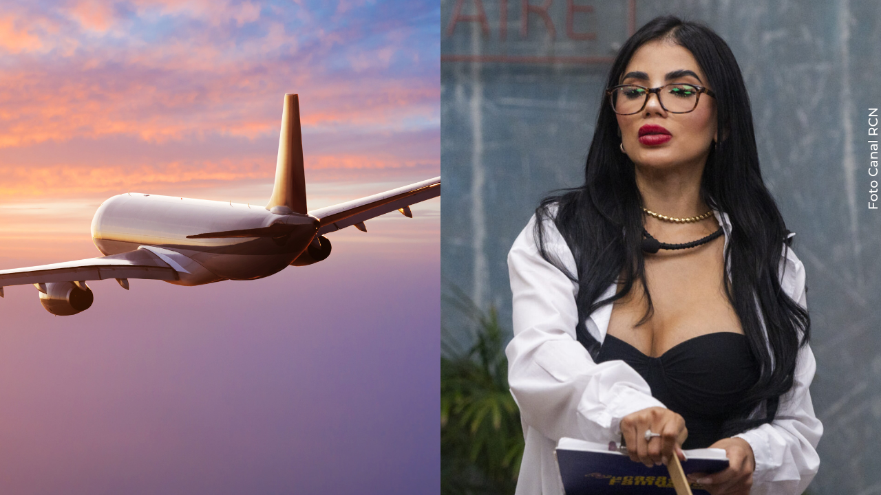 Karina García apareció en un avión y preocupó por su embarazo: así respondió a las críticas