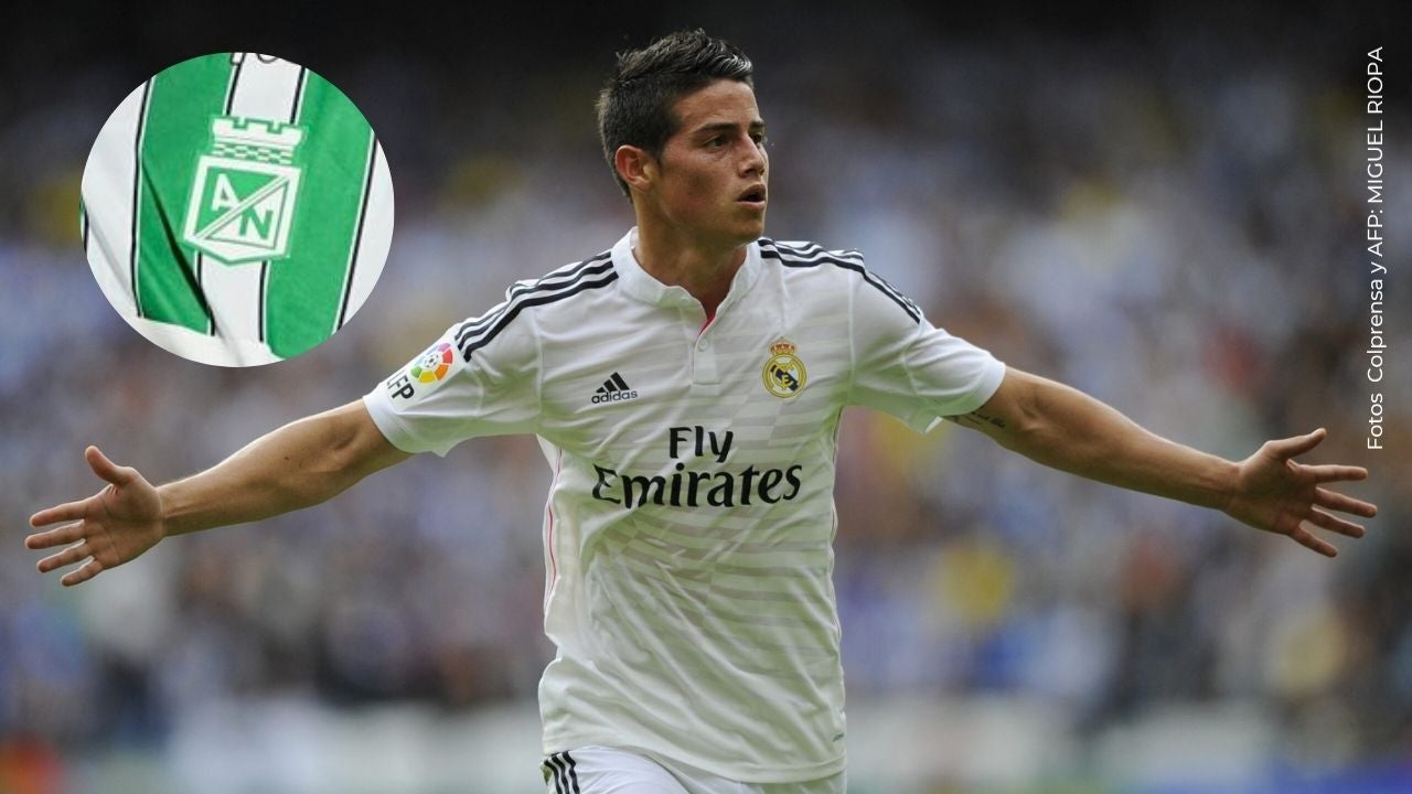James Rodríguez comparó a Nacional con el Real Madrid
