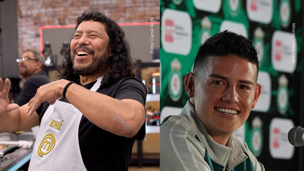 Así fue el reencuentro de René Higuita y James Rodríguez tras su llegada a Nacional Así fue el reencuentro de René Higuita y James Rodríguez tras su llegada a Nacional