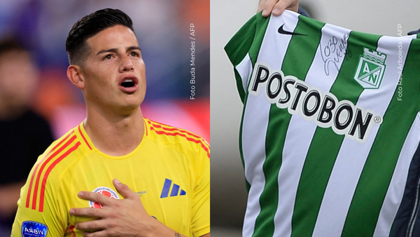 ¡James Rodríguez ya es verdolaga! Fue presentado en Atlético Nacional y llevará este número ¡James Rodríguez ya es verdolaga! Fue presentado en Atlético Nacional y llevará este número
