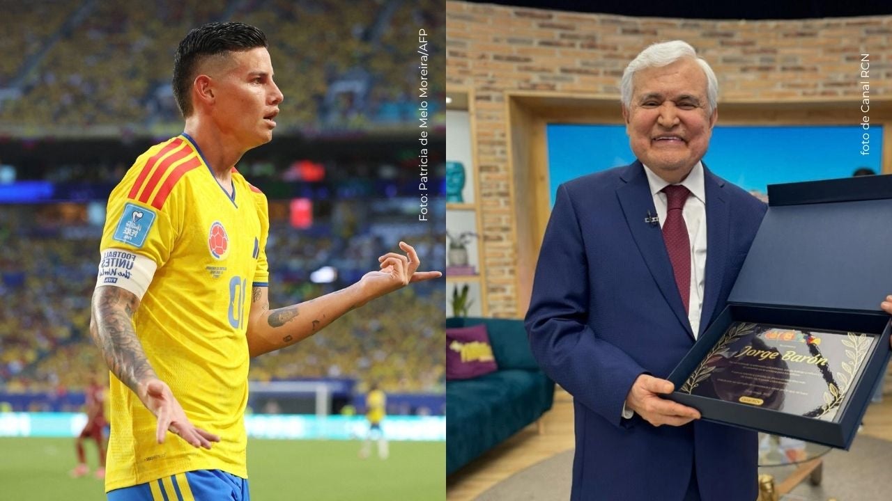 Jorge Barón habló del presente futbolístico de James Rodríguez.