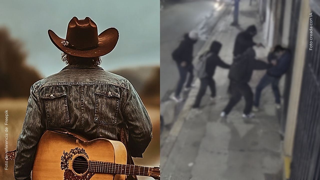 Captan en video el hurto a reconocido cantante de música popular: así quedó registrado