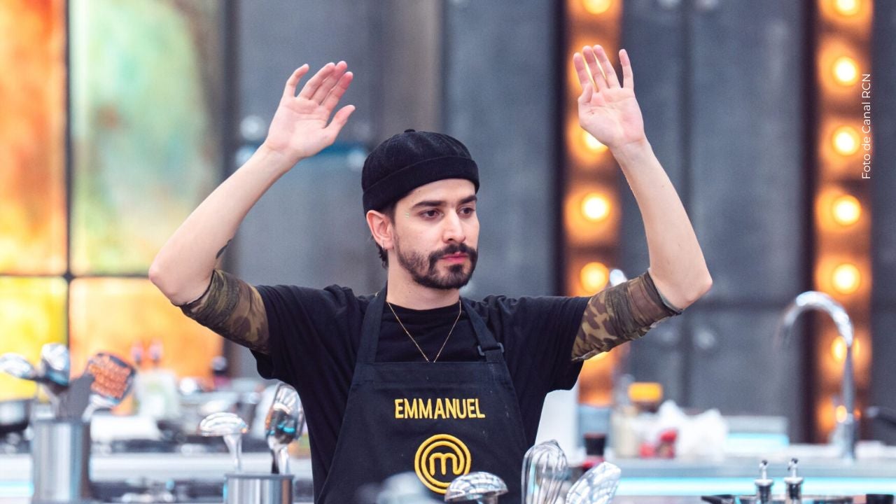 Emmanuel Restrepo hace parte del top 15 de MasterChef Celebrity. 