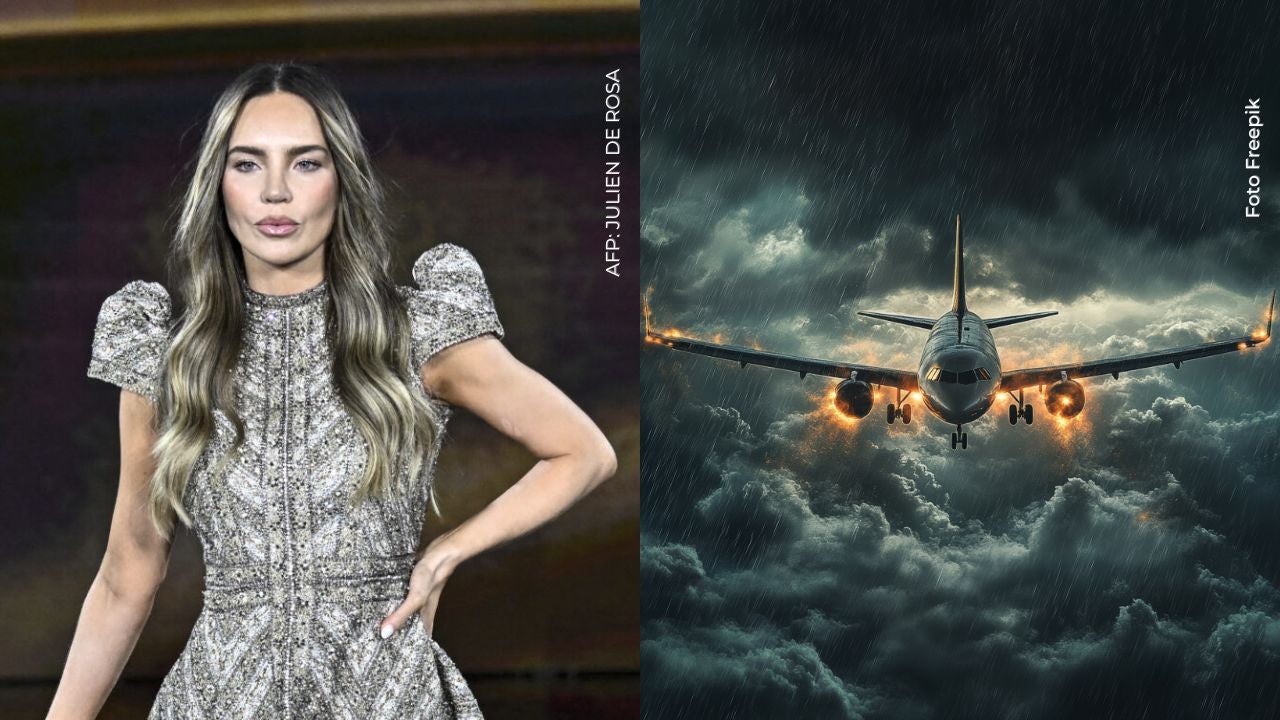 Belinda mostró el susto que vivió en avión