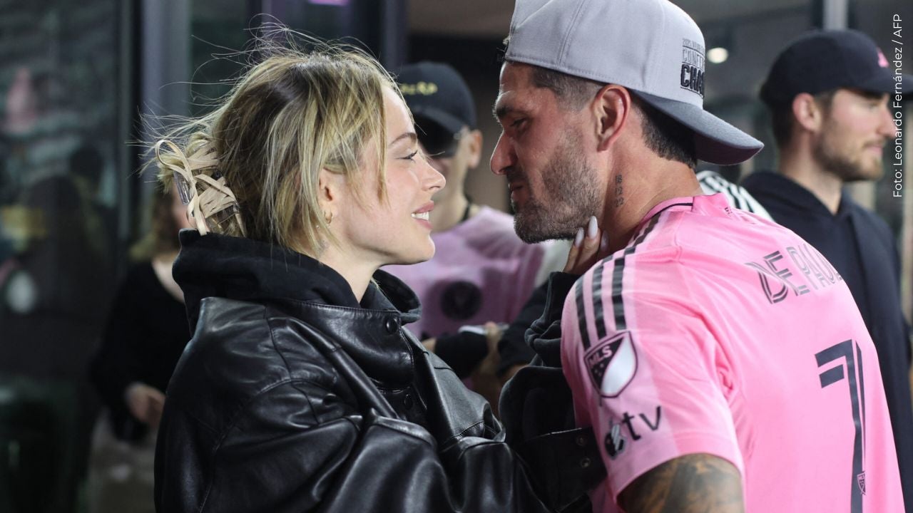 Rodrigo De Paul en concierto de Tini Stoessel en Bogotá