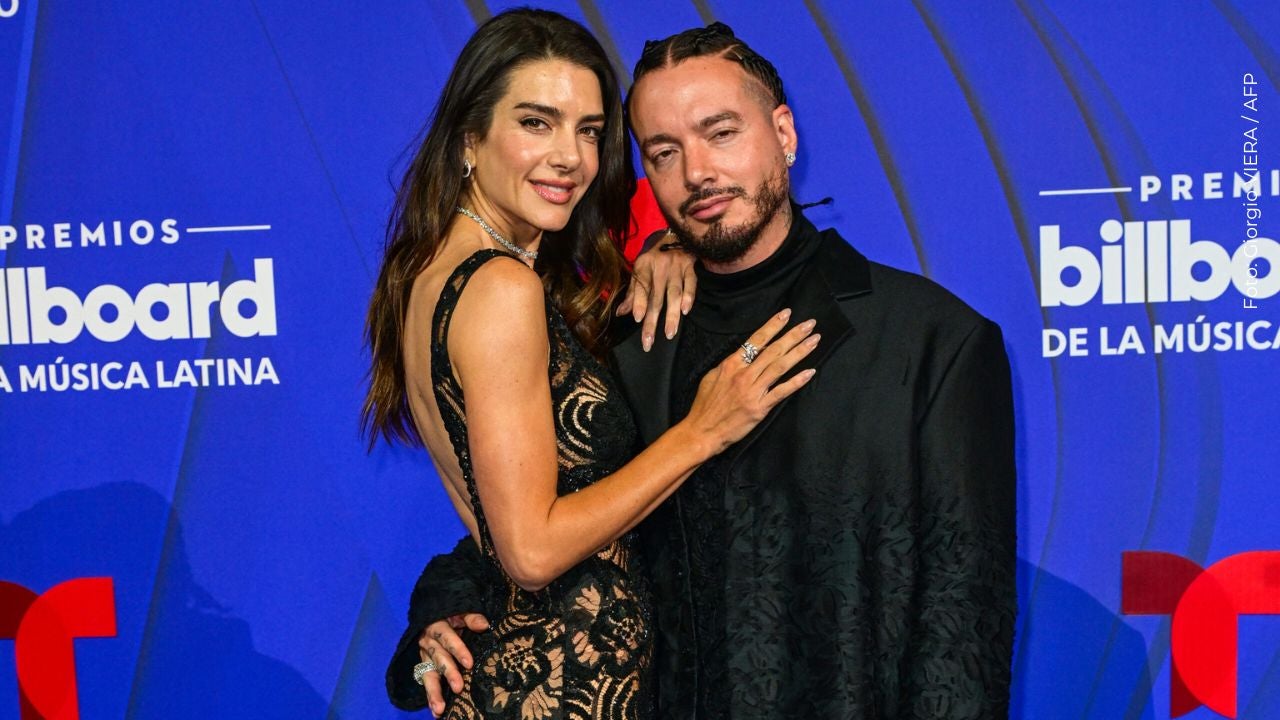 Valentina Ferrer y J Balvin en los Premios Billboard de la Música Latina 2024