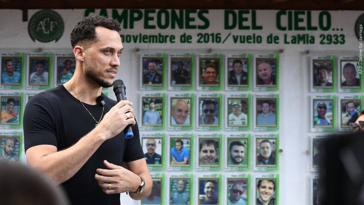 Hélio Neto fue uno de los seis sobrevivientes del accidente áereo, tres de ellos fueron futbolistas