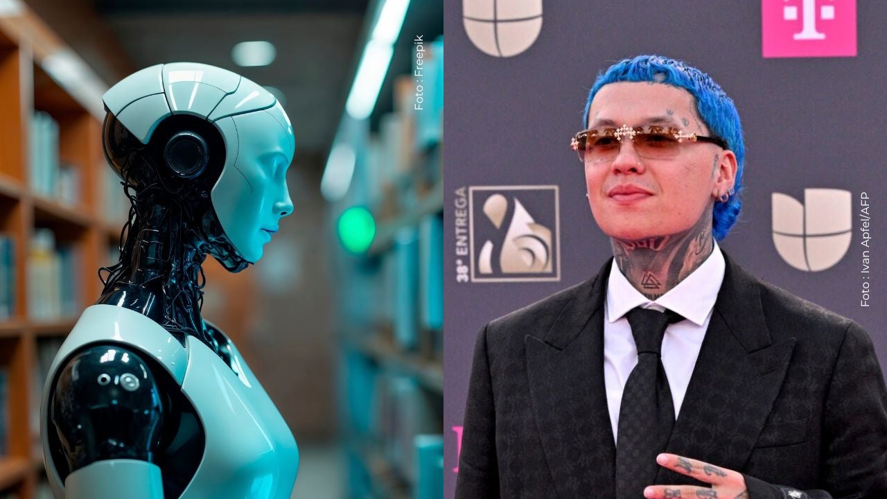 Blessd presentó oficialmente a su robot.