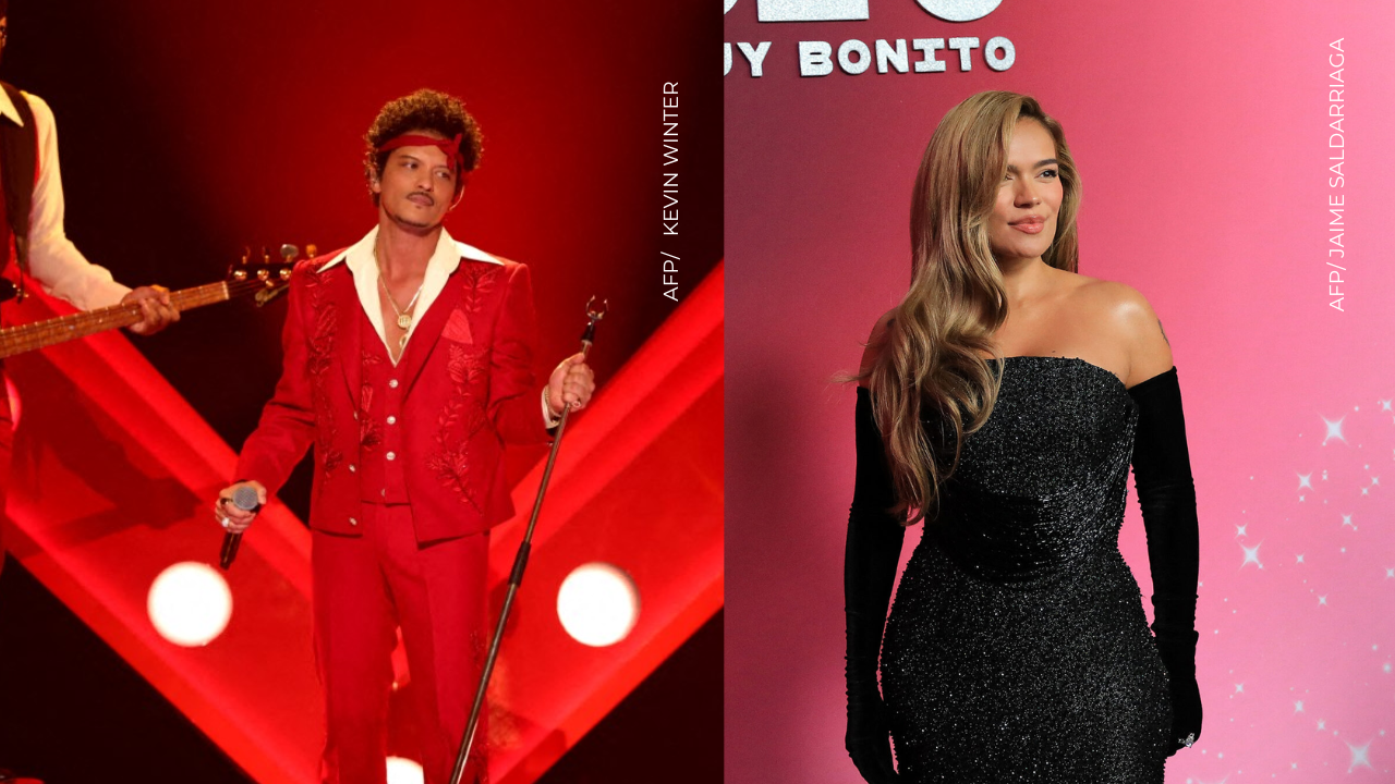 Bruno Mars y Karol G sorprenden con escena romántica