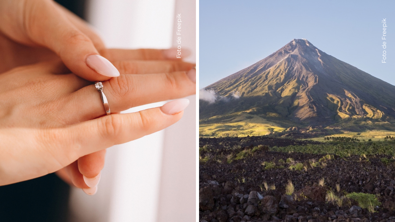 Imagen deuda mujer presumiendo argolla - Volcán.