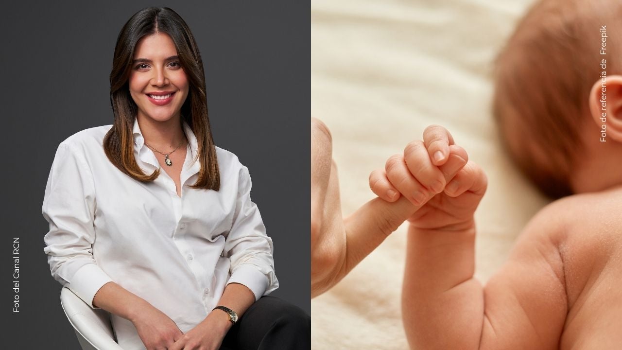 Isabella Atehortúa presentó a su bebé recién nacido con estas tiernas fotografías