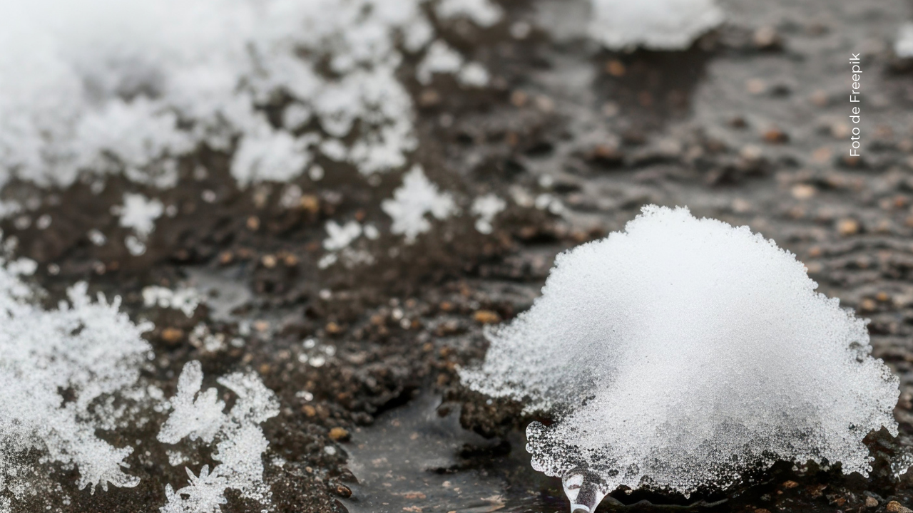 Imagen de granizo.
