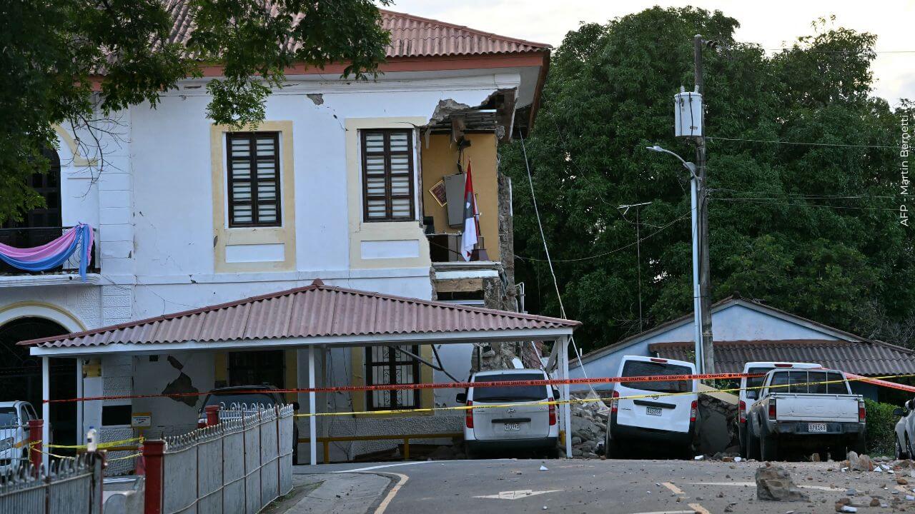 Panamá fue epicentro de un terremoto de magnitud 8.0, según las autoridades.