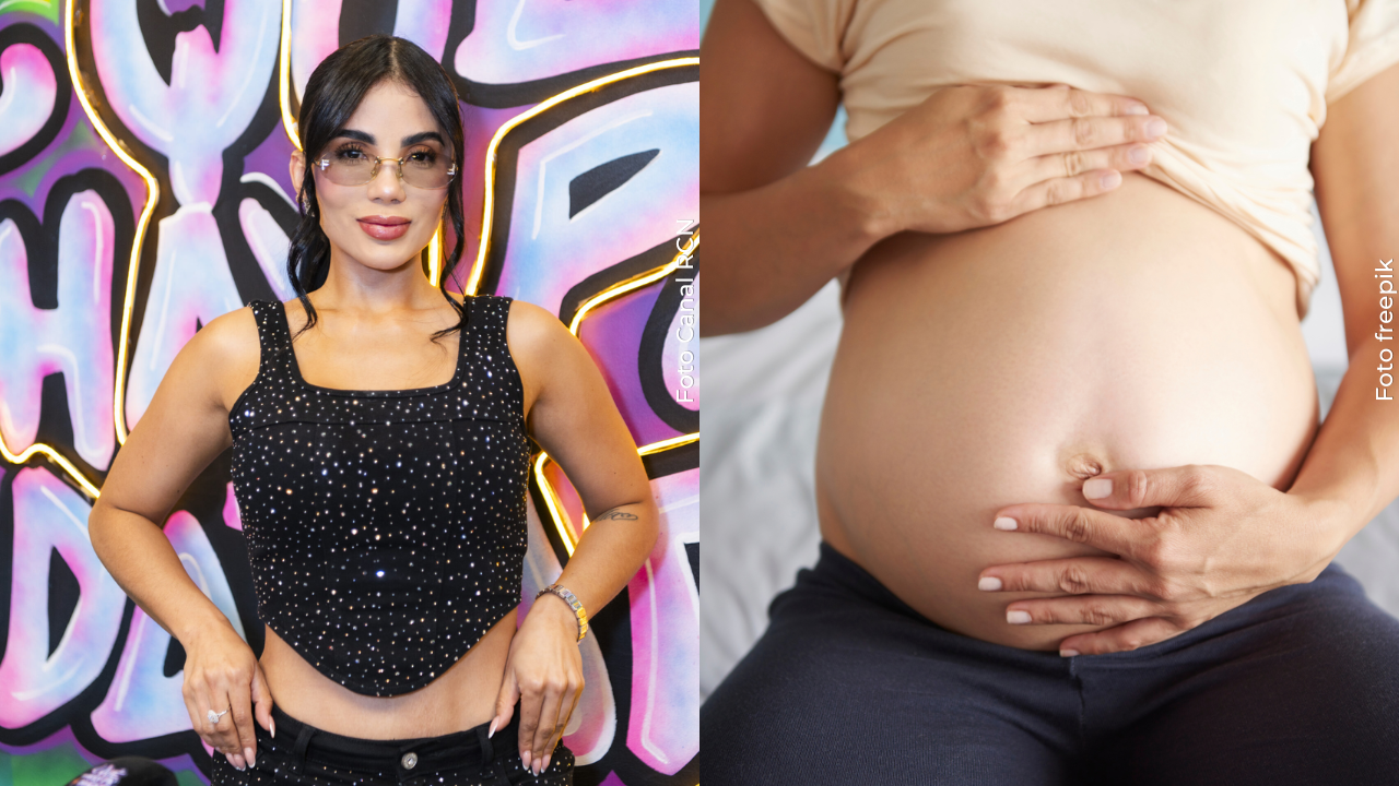 Karina García sorprendió con foto de su barriguita en medio de rumores sobre el nacimiento de su bebé