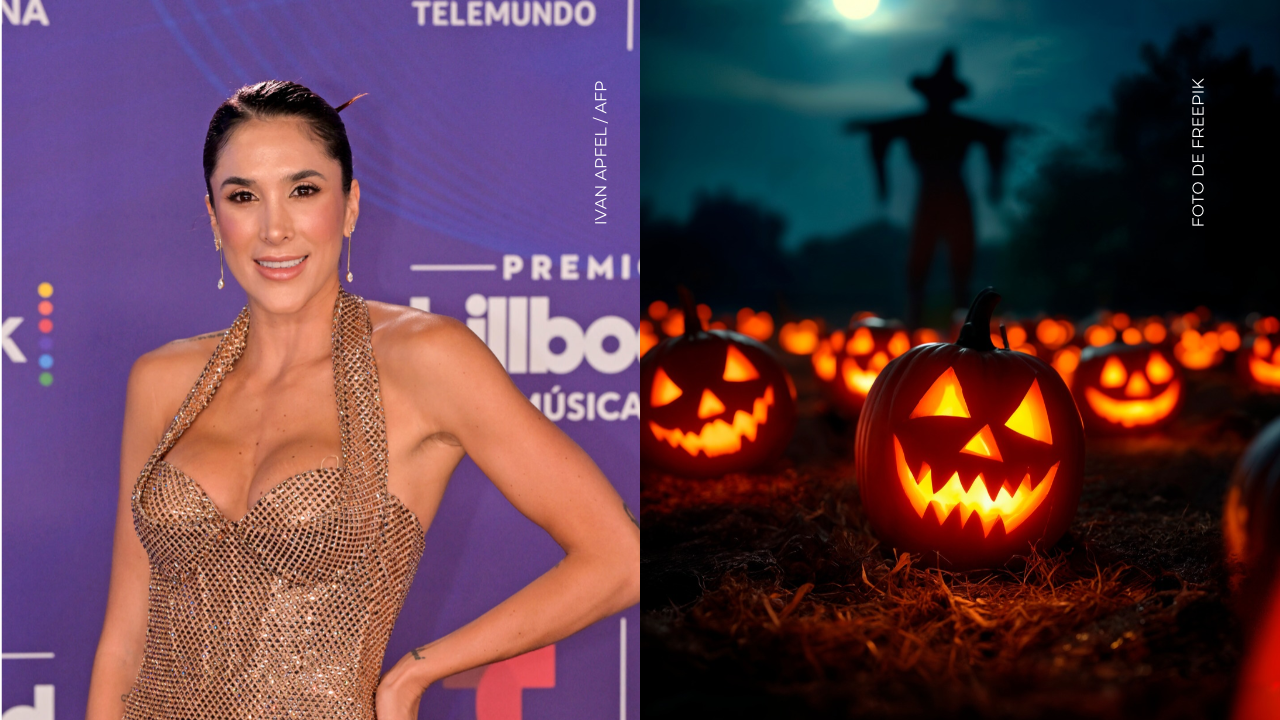 Daniela Ospina compartió las fotos de Halloween con su familia