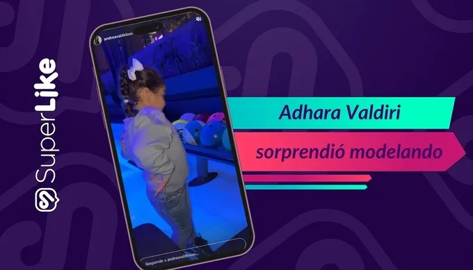Adhara Valdiri mostró su talento para el modelaje. (Foto IG/@andreavaldirisos). Adhara Valdiri mostró su talento para el modelaje