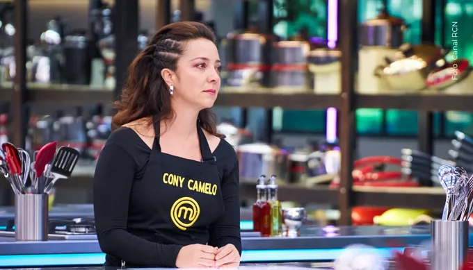 Cony Camelo se molestó al recibir delantal negro en MasterChef Celebrity