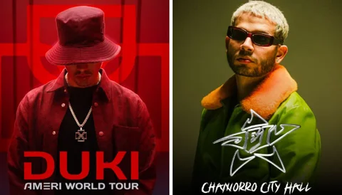 Duki y Dei V: detalles de sus presentaciones en Bogotá