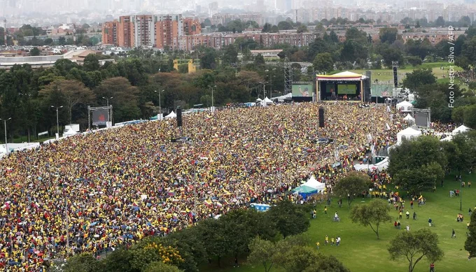 Megaland 2024 por el Canal RCN este sábado 30 de noviembre | Foto Nestor Silva / AFP. Megaland 2024 por el Canal RCN este sábado 30 de noviembre.