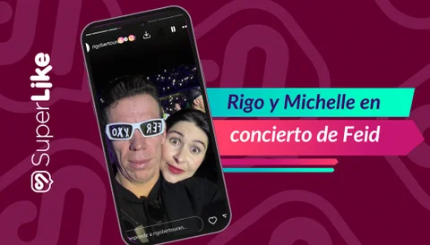 Así fue el romántico baile de Rigo Urán y Michelle en concierto de Feid
