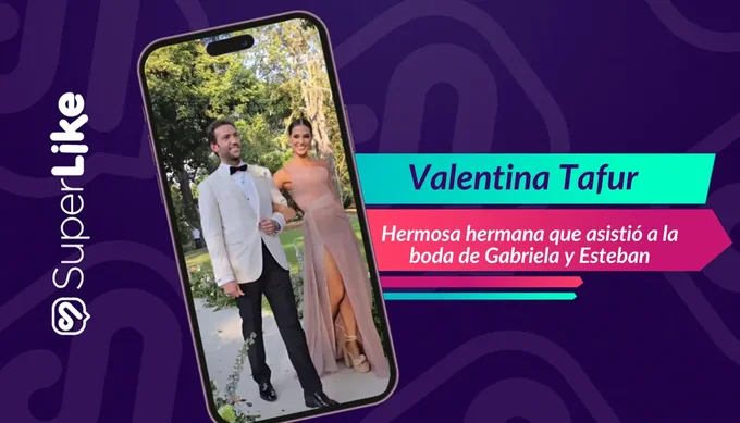 Ella es la bella hermana que asistió a la boda Tafur Ella es la bella hermana que asistió a la boda de Gabriela Tafur y Esteban Santos
