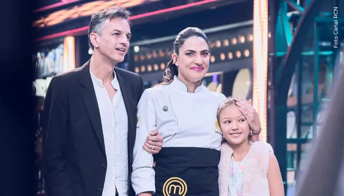 Hija de Carolina Cuervo conmueve en final de MasterChef Celebrity. (Foto Canal RCN) Hija de Carolina Cuervo conmueve en la final de MasterChef: "Orgullosa de mi mamá"