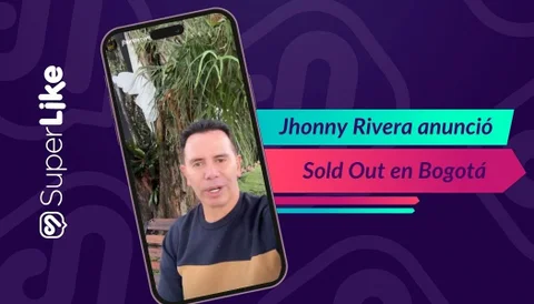Jhonny Rivera anunció Sold out en el Movistar Arena